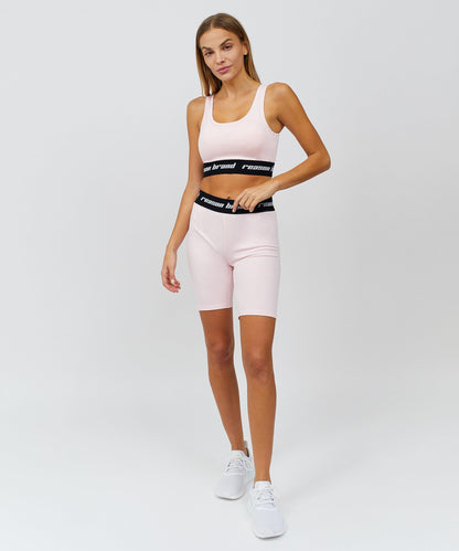 Reason Clothing Top Pick Cara Women's Biker Shorts - Pink