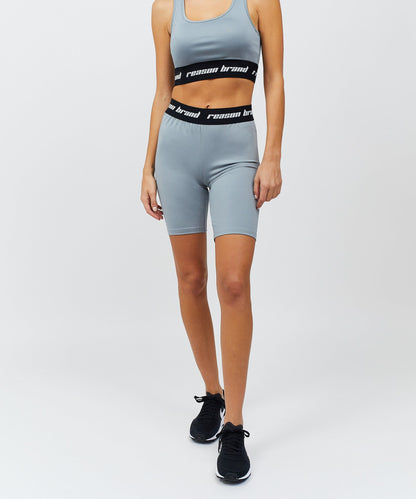 Reason Clothing Signature Cara Women's Biker Shorts - Grey