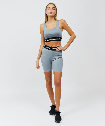 Reason Clothing Signature Cara Women's Biker Shorts - Grey