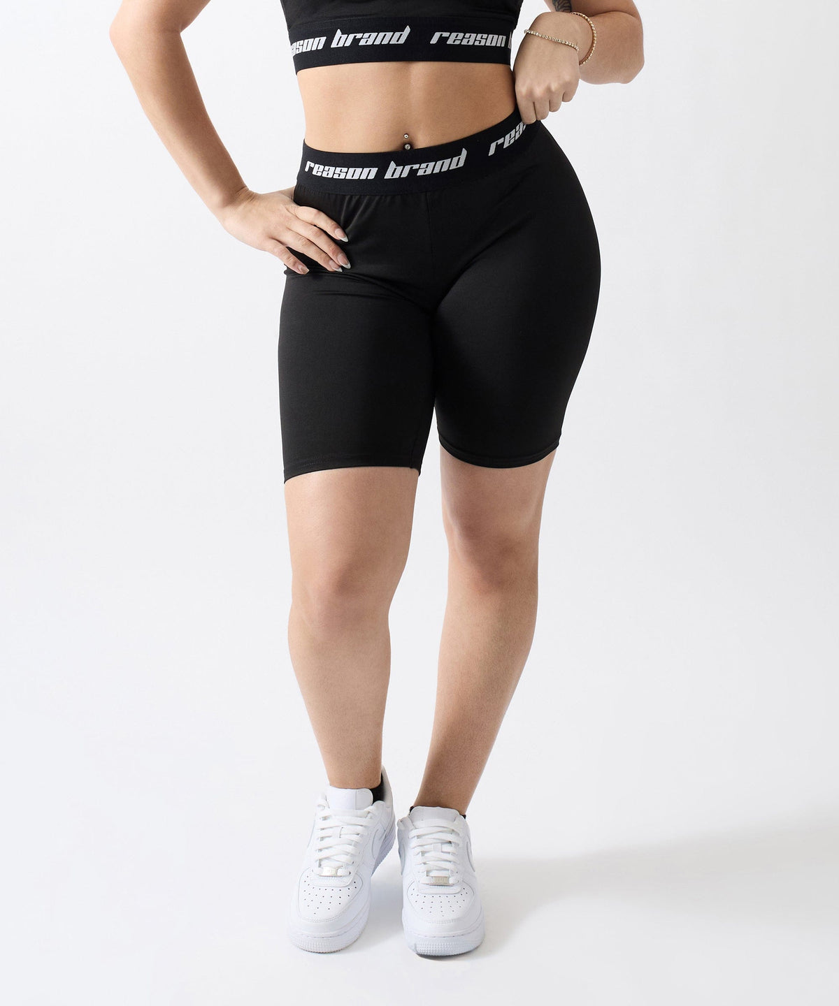 Reason Clothing Top Pick Cara Women's Biker Shorts - Black