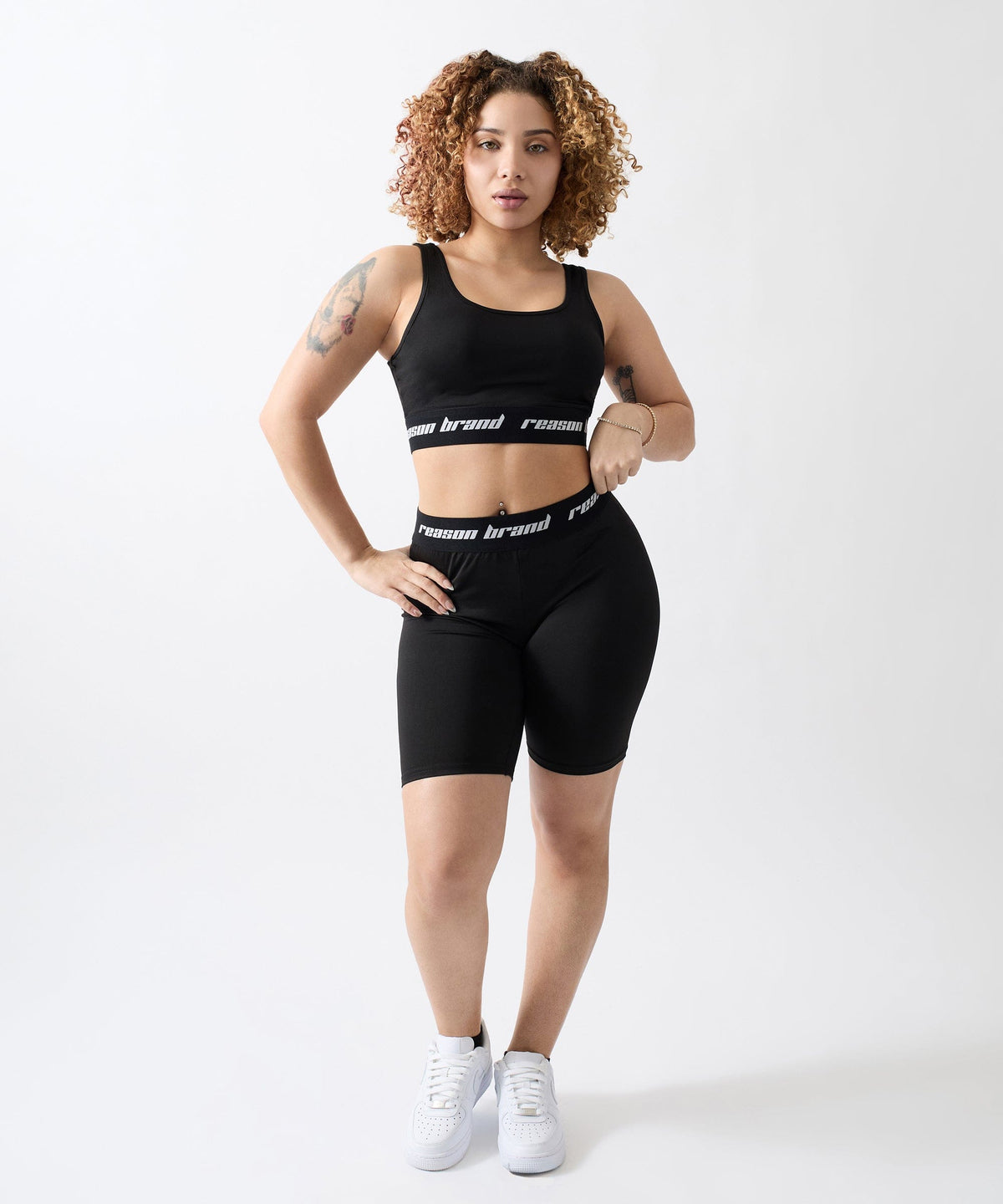 Reason Clothing Top Pick Cara Women's Biker Shorts - Black