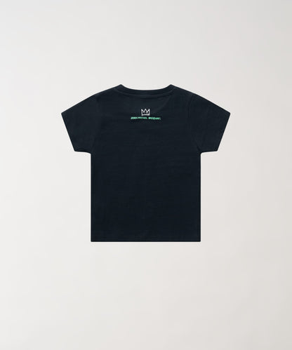 Reason Clothing Featured Basquiat Warhol Kid's Graphic Short Sleeve Tee - Black
