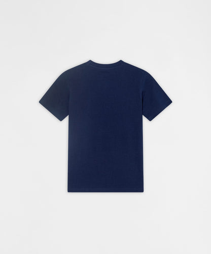 Reason Clothing Essential Dodge White Hat Special Kid's Graphic Short Sleeve Tee - Dark Blue