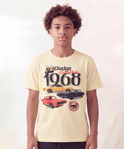 Reason Clothing Customer Favorite Dodge 1968 Tee- Khaki