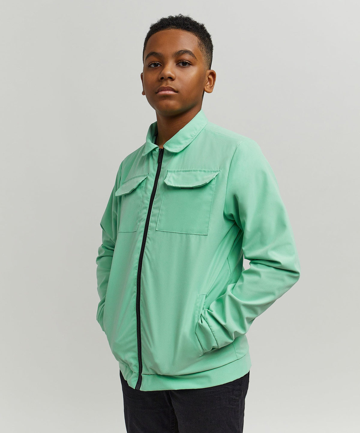 Reason Clothing Everyday Scout Kid's Utility Jacket - Sage
