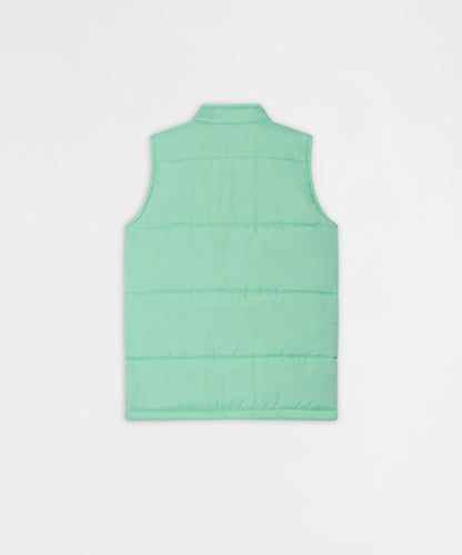 Reason Clothing Trusted Fresh Start Kid's Reversible Puffer Vest - Sage