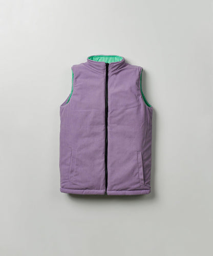 Reason Clothing Trusted Fresh Start Kid's Reversible Puffer Vest - Sage
