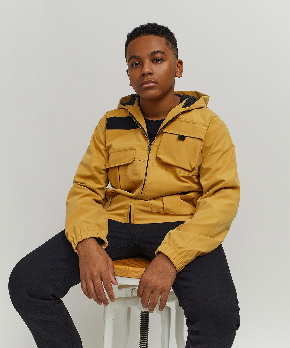 Reason Clothing Everyday Nylon Cargo Jacket