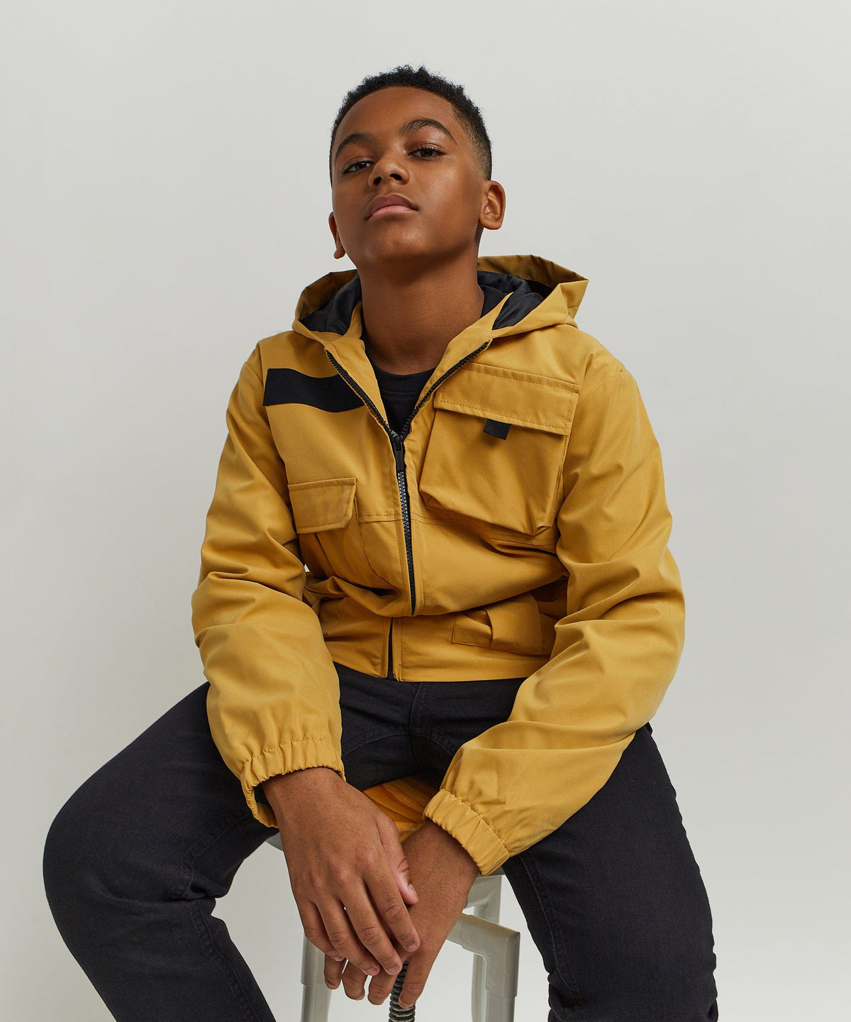Reason Clothing Everyday Nylon Cargo Jacket