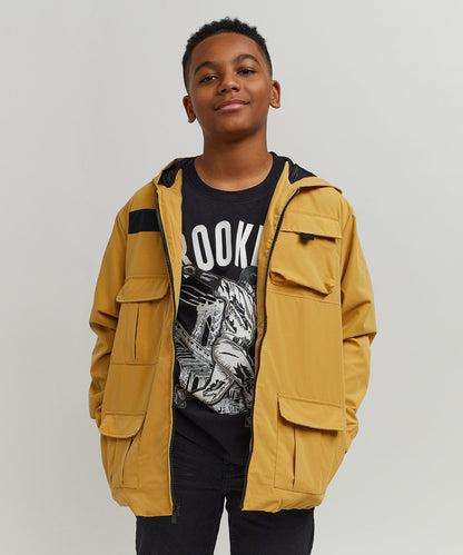Reason Clothing Everyday Nylon Cargo Jacket