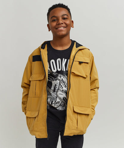 Reason Clothing Everyday Nylon Cargo Jacket