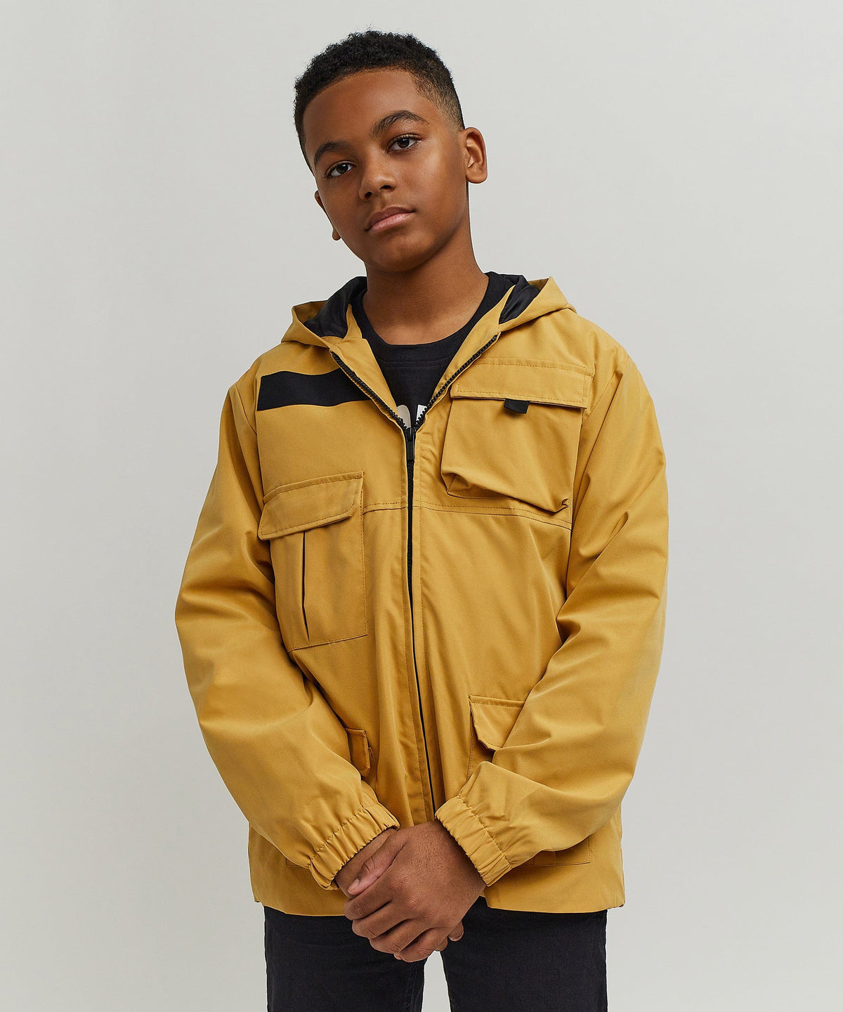 Reason Clothing Everyday Nylon Cargo Jacket