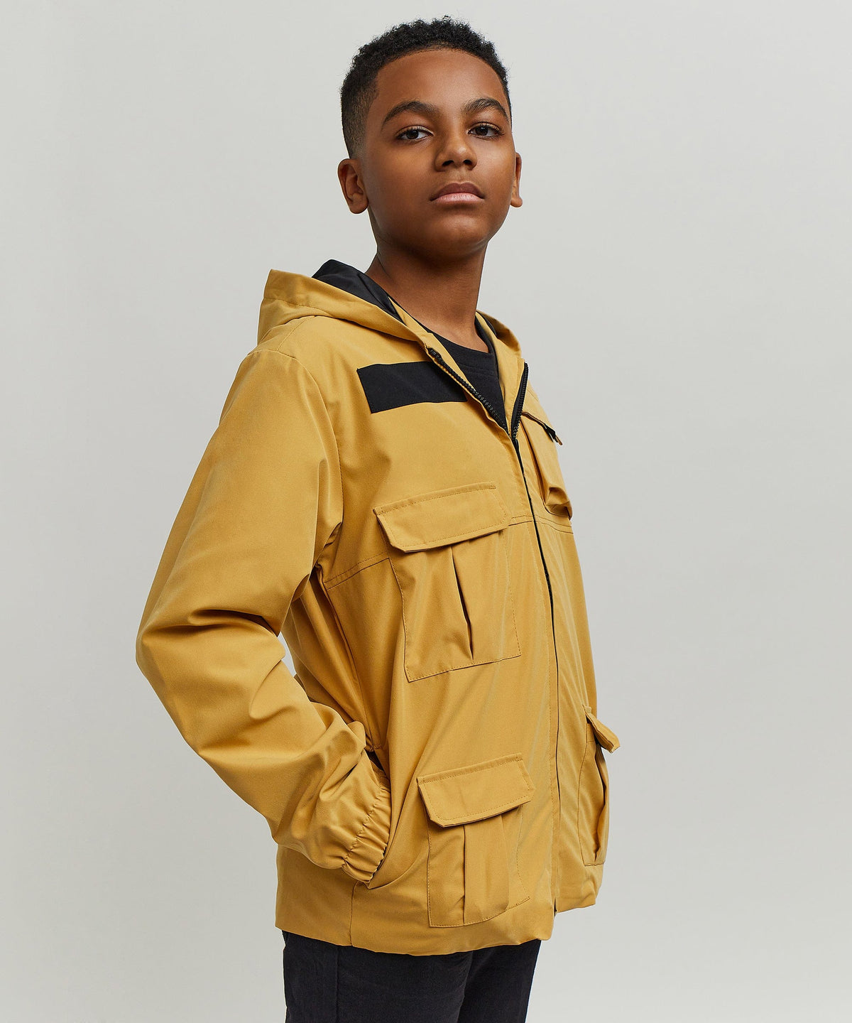 Reason Clothing Everyday Nylon Cargo Jacket