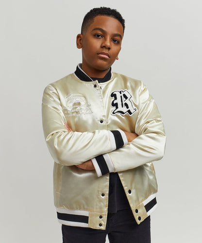 Reason Clothing Featured Kids Ply Hard Satin Jacket