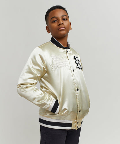 Reason Clothing Featured Kids Ply Hard Satin Jacket