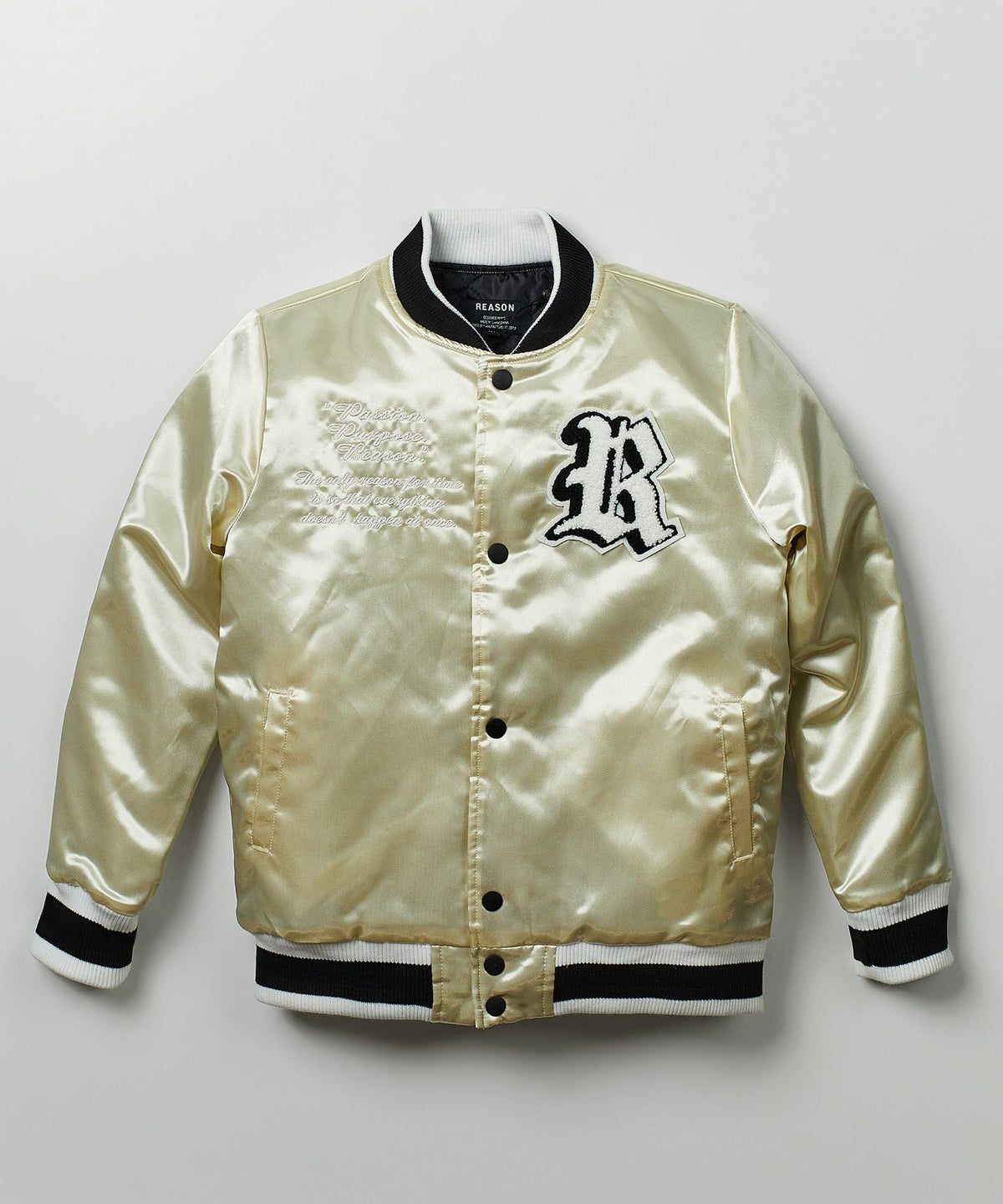 Reason Clothing Featured Kids Ply Hard Satin Jacket