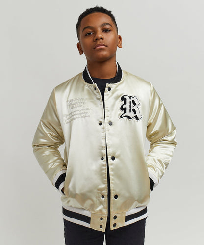 Reason Clothing Featured Kids Ply Hard Satin Jacket