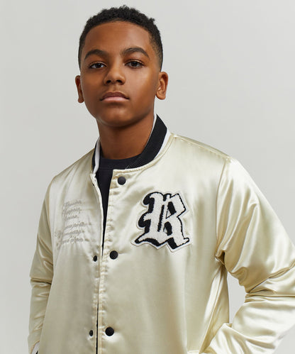 Reason Clothing Featured Kids Ply Hard Satin Jacket