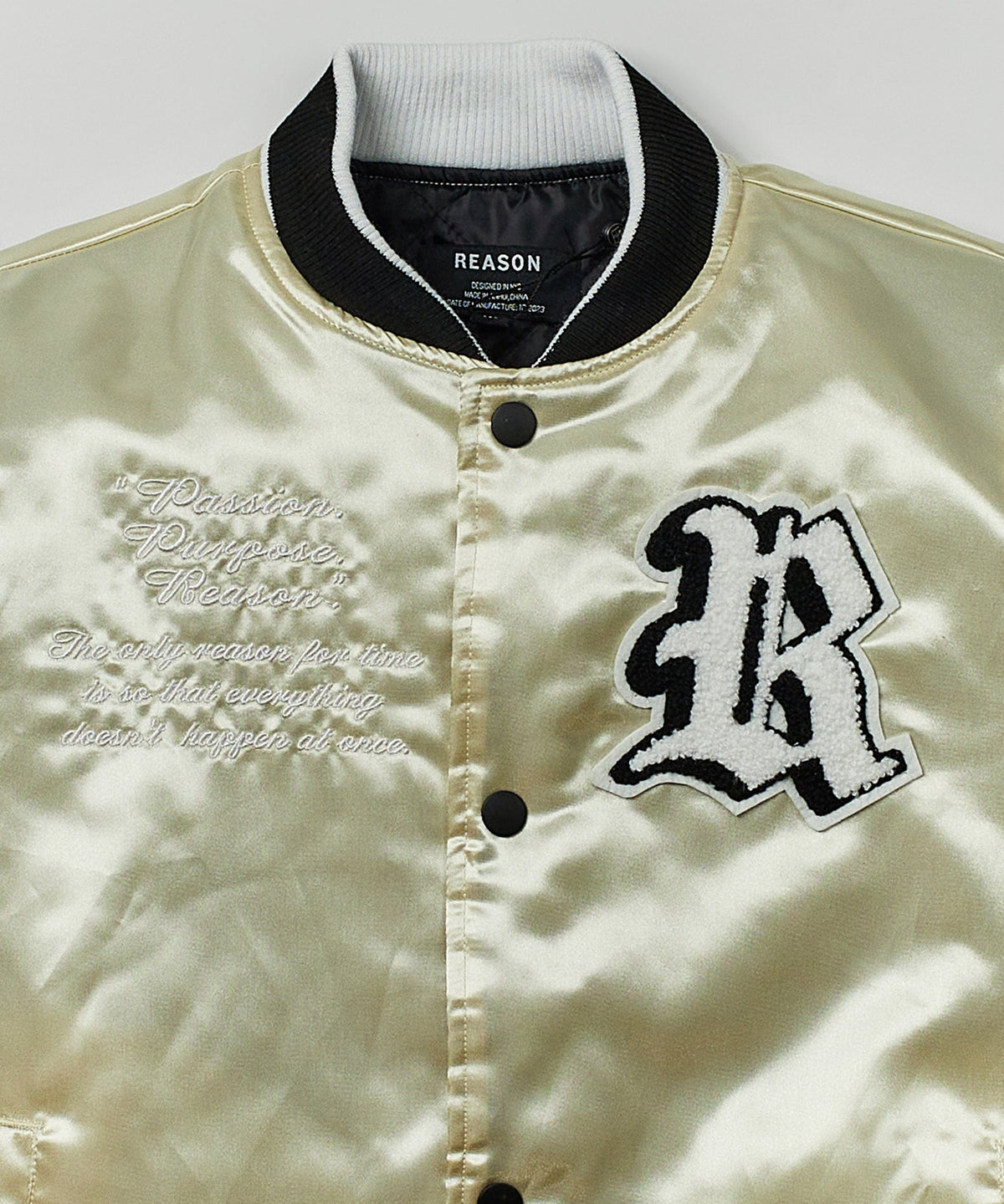 Reason Clothing Featured Kids Ply Hard Satin Jacket