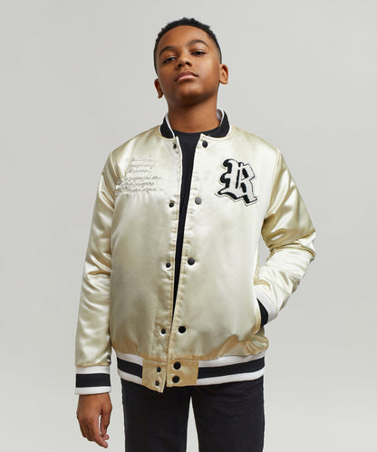 Reason Clothing Featured Kids Ply Hard Satin Jacket