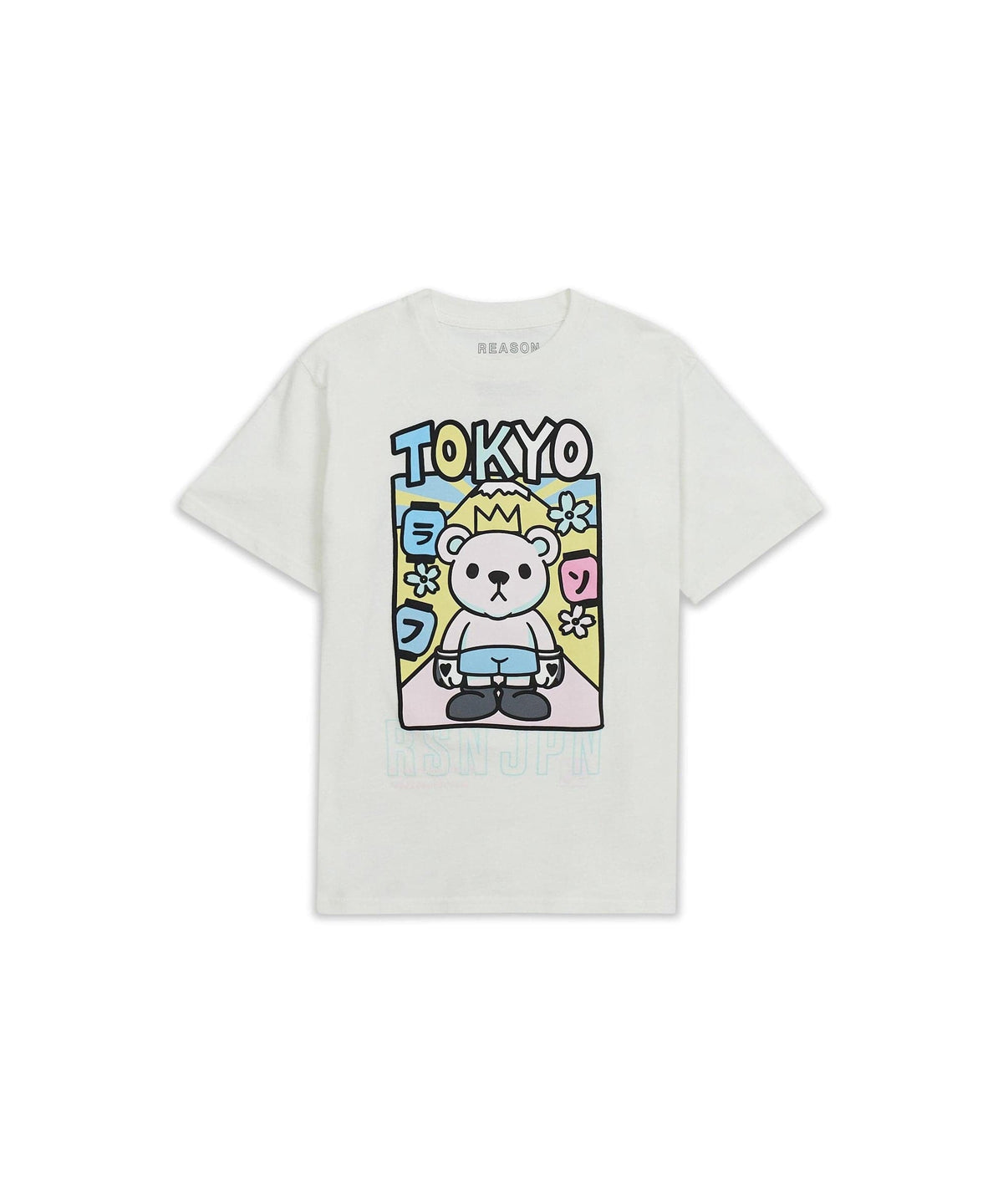 Reason Clothing Top Pick Neo Tokyo Kids Tee - White