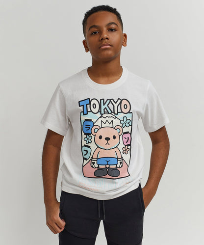 Reason Clothing Top Pick Neo Tokyo Kids Tee - White