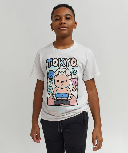 Reason Clothing Top Pick Neo Tokyo Kids Tee - White