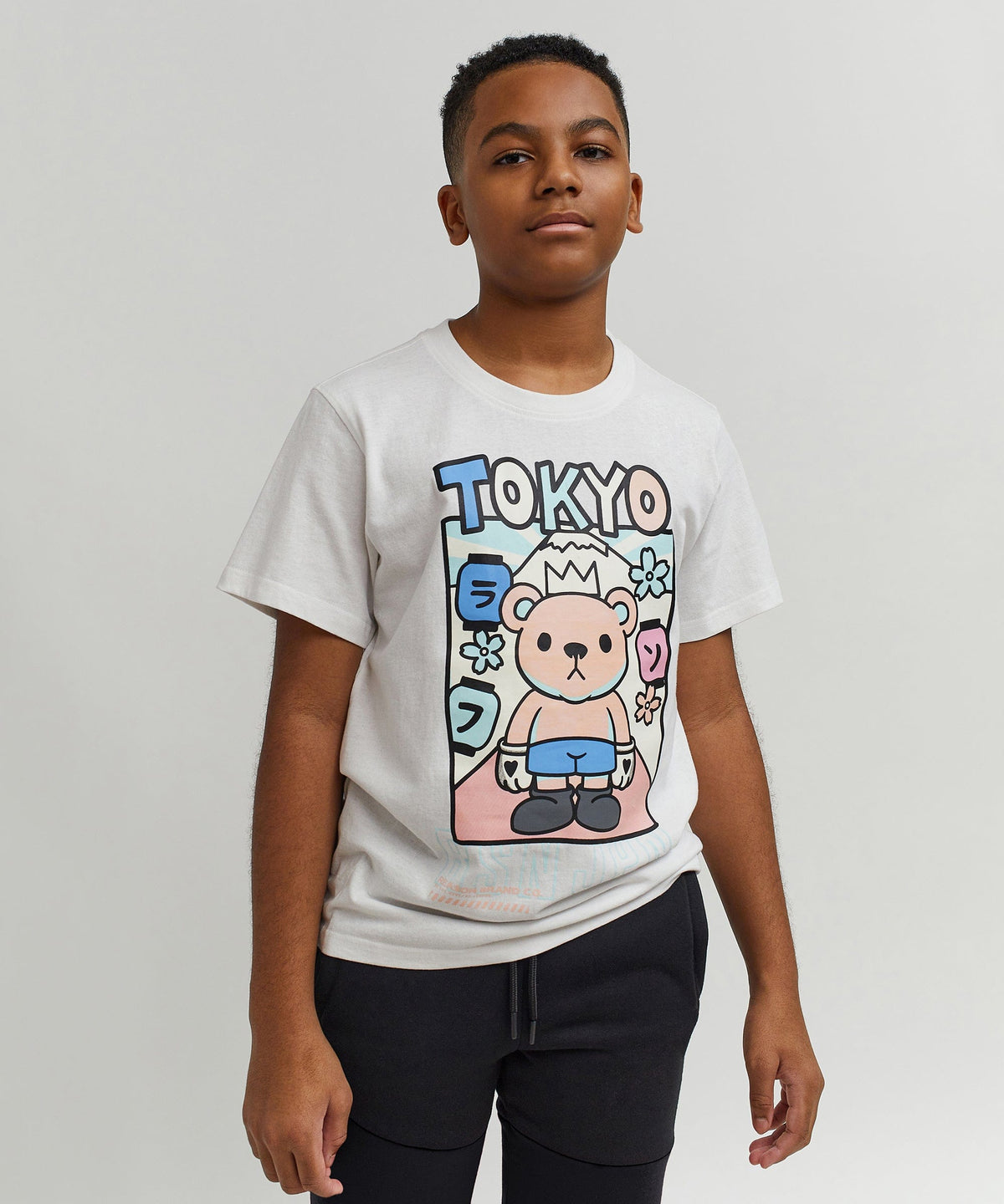 Reason Clothing Top Pick Neo Tokyo Kids Tee - White