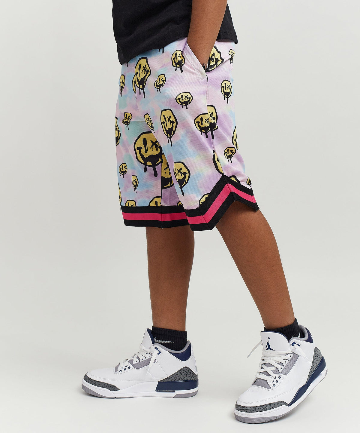 Reason Clothing Smart Buy Trippy Mesh Kids Shorts