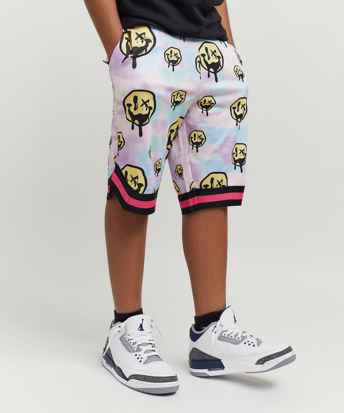 Reason Clothing Smart Buy Trippy Mesh Kids Shorts