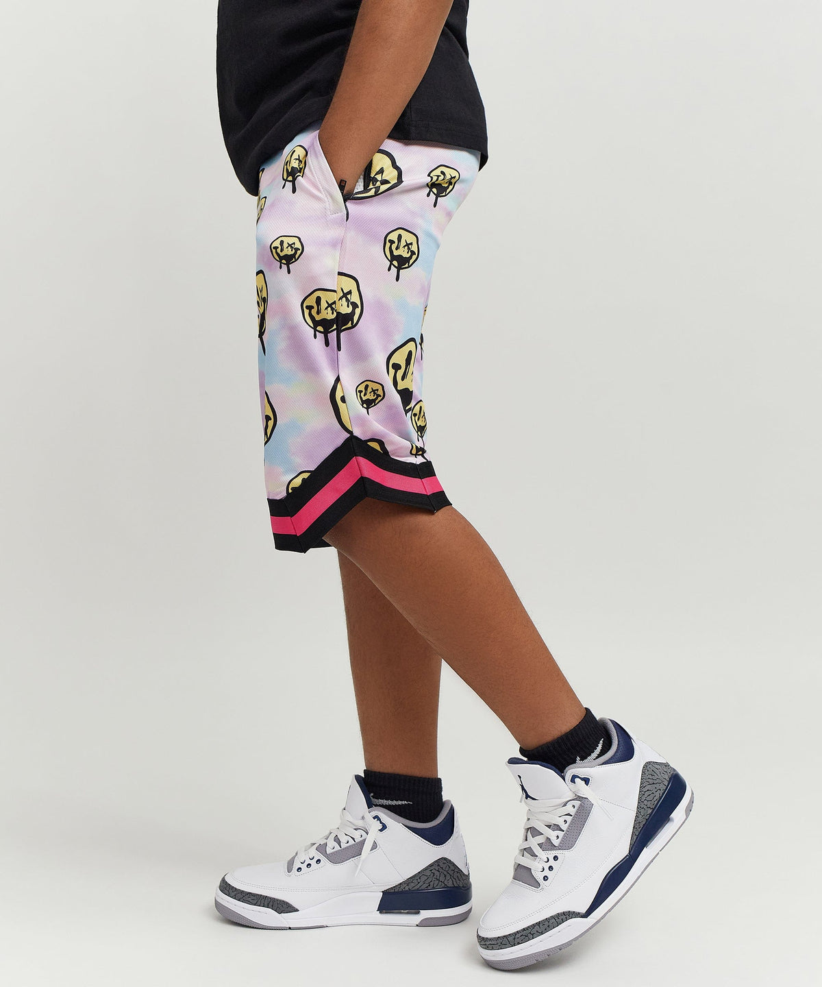 Reason Clothing Smart Buy Trippy Mesh Kids Shorts