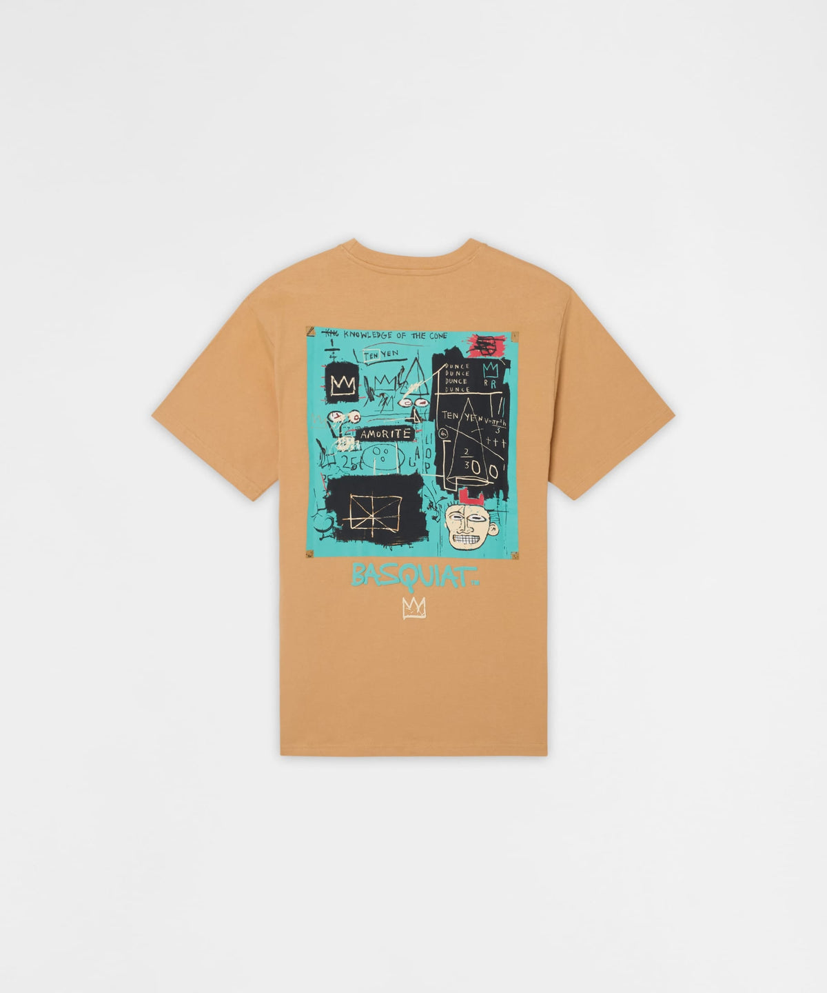 Reason Clothing Great Value Basquiat Equals Pi Kid's Short Sleeve Tee - Khaki