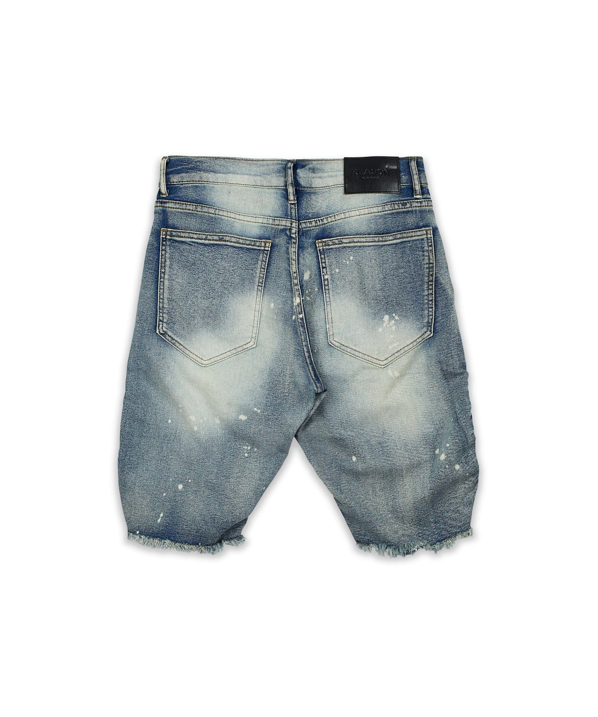 Reason Clothing Exclusive Kids Mini Hiram Denim Shorts - Blue