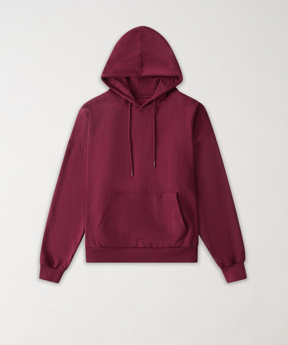 Reason Clothing Trending Essential Boxy Fit Zip Up Hoodie - Mauve