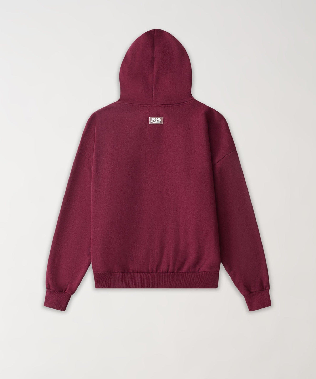 Reason Clothing Trending Essential Boxy Fit Zip Up Hoodie - Mauve