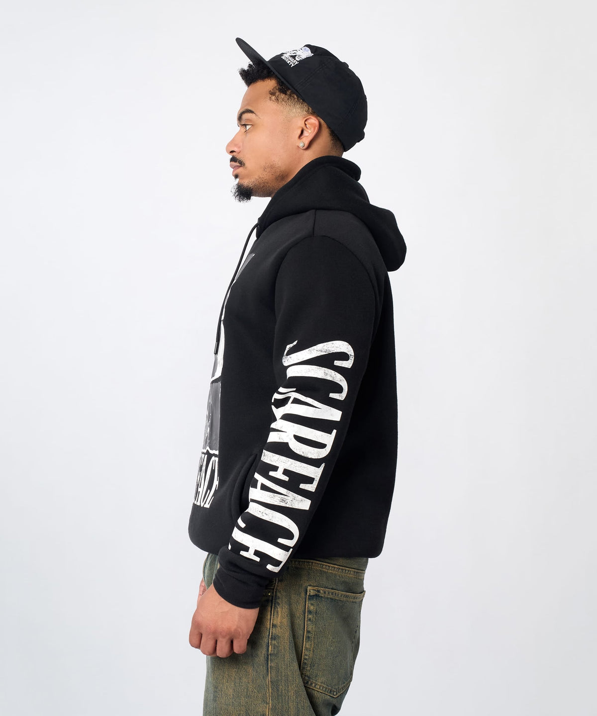 Reason Clothing Smart Buy Scarface Montage Graphic Hoodie - Black