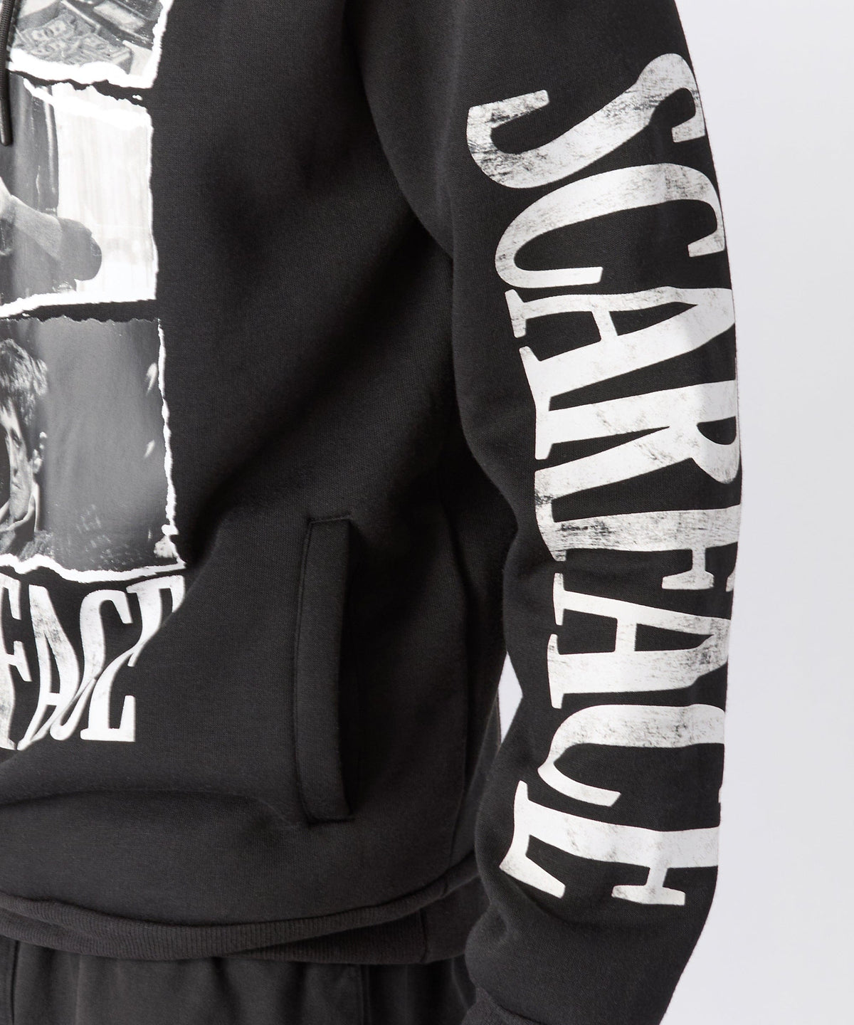 Reason Clothing Smart Buy Scarface Montage Graphic Hoodie - Black