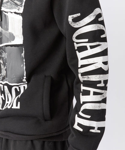 Reason Clothing Smart Buy Scarface Montage Graphic Hoodie - Black