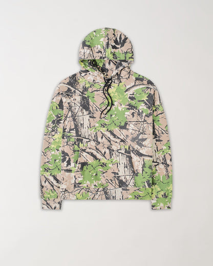 Reason Clothing Recommended Essential Pull Over Boxy Fit Hoodie - Dark Brown Tree