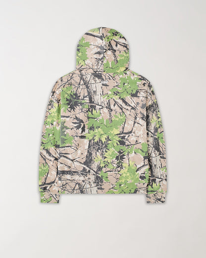 Reason Clothing Recommended Essential Pull Over Boxy Fit Hoodie - Dark Brown Tree