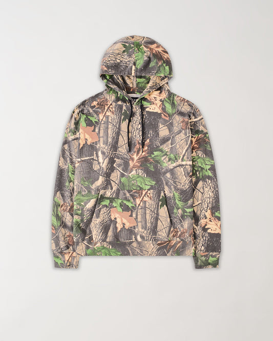 Reason Clothing Hot Sale Essential Pull Over Boxy Fit Hoodie - Brown Tree