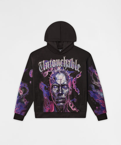 Reason Clothing Customer Favorite Untouchable Chenille Hoodie - Black