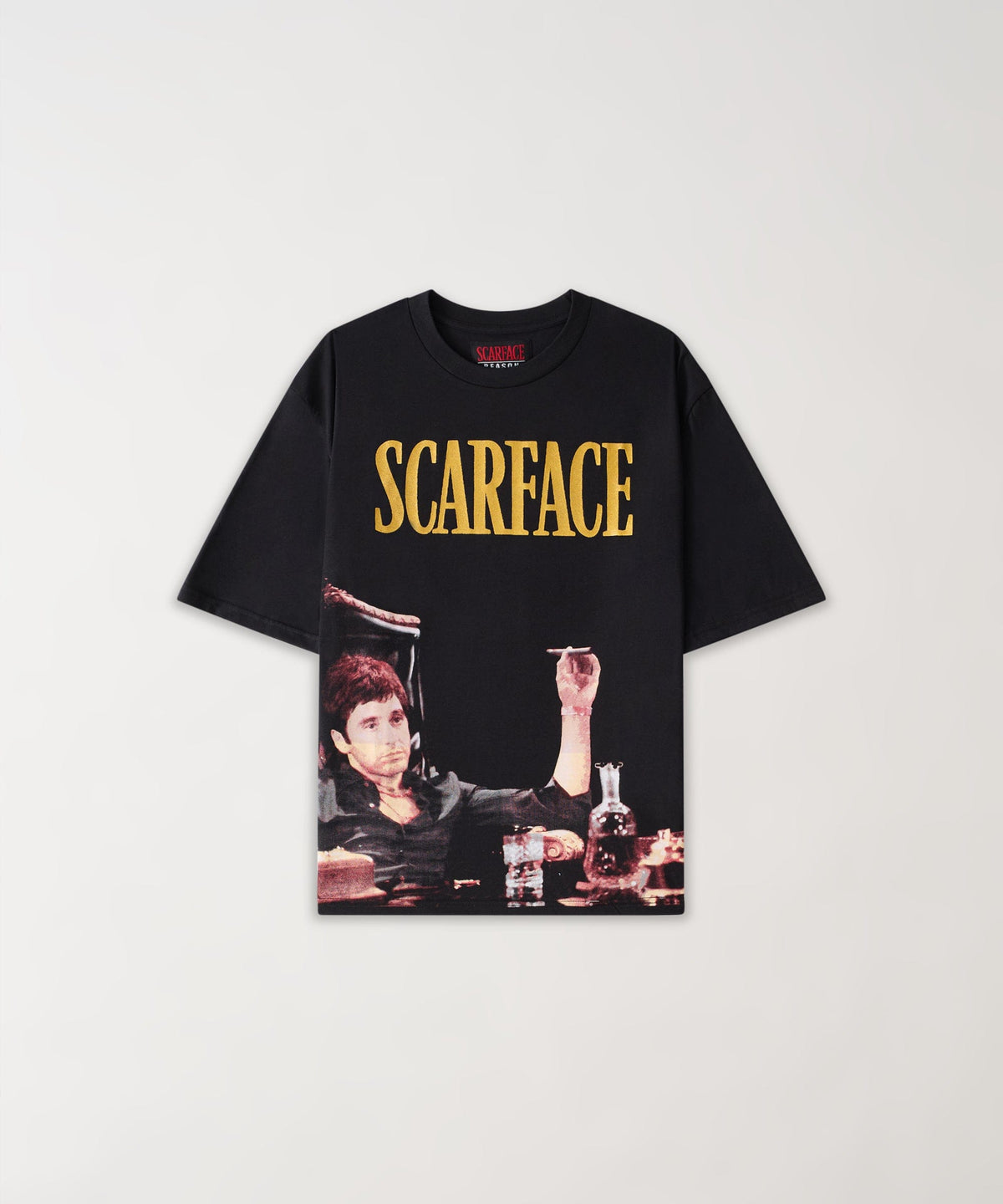 Reason Clothing Featured Scarface Glitter Money Tee - Black