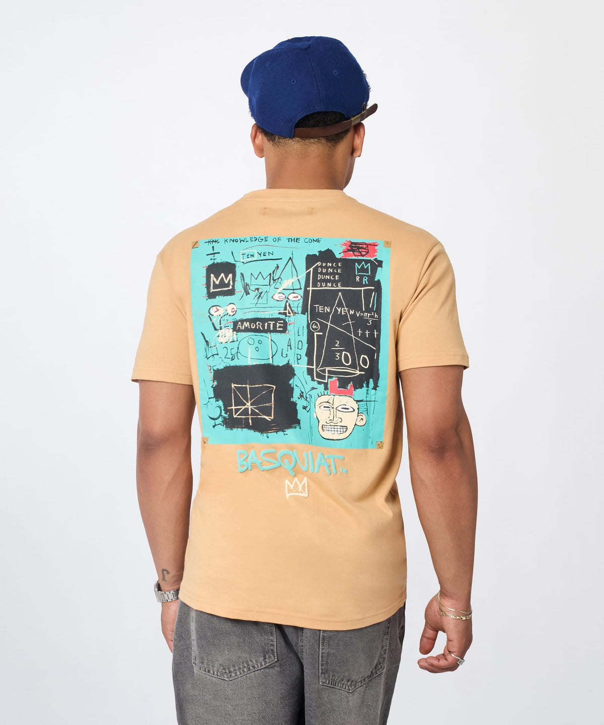 Reason Clothing Quality Basquiat Equal Pi Tee - Khaki