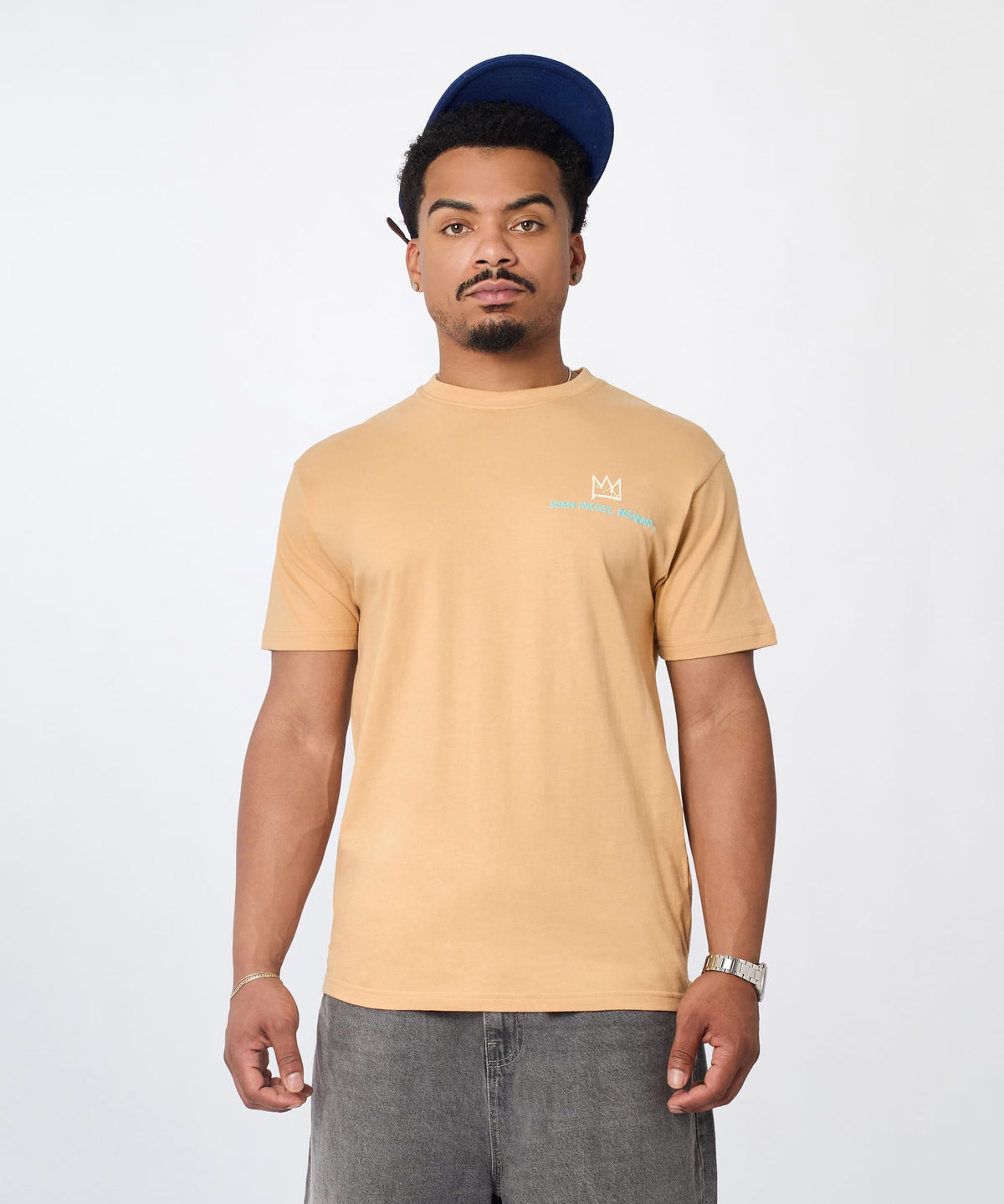 Reason Clothing Quality Basquiat Equal Pi Tee - Khaki
