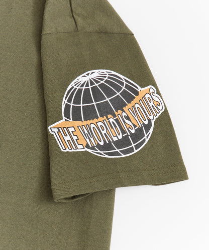 Reason Clothing Everyday Scarface Racing Short Sleeve Tee - Olive Green
