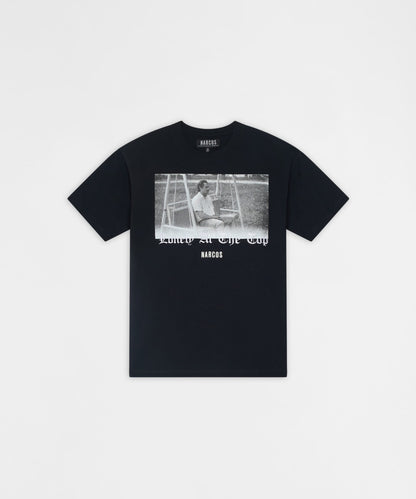 Reason Clothing Special Offer Narcos Lonely At The Top Graphic Short Sleeve Tee - Black