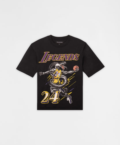 Reason Clothing Premium Legends Graphic Short Sleeve Tee - Black