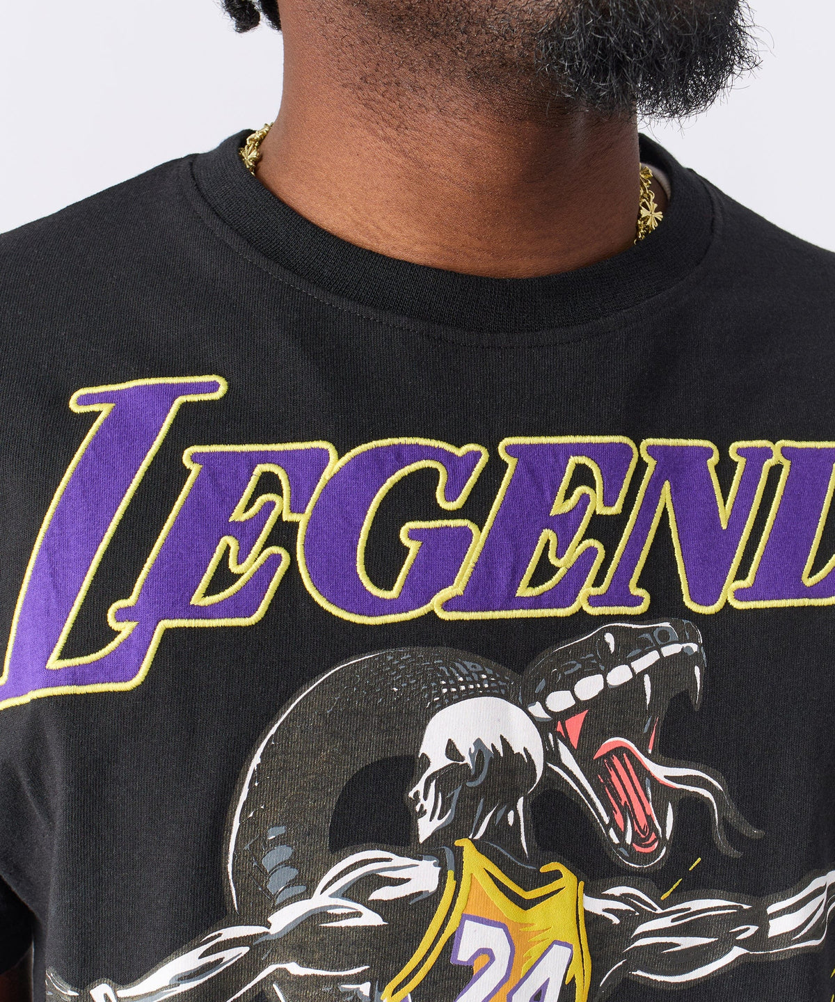 Reason Clothing Premium Legends Graphic Short Sleeve Tee - Black