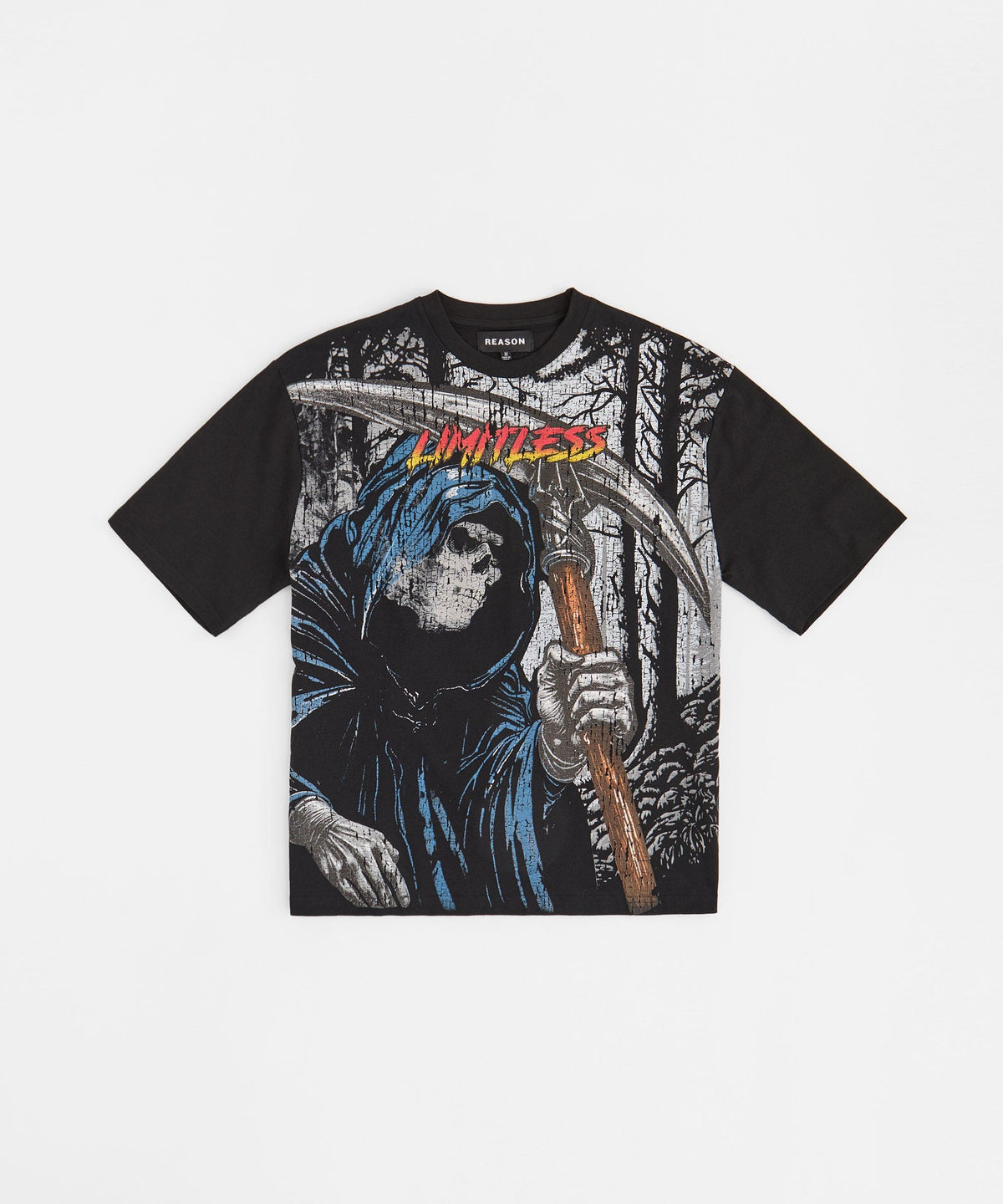 Reason Clothing Best Seller Limitless Graphic Short Sleeve Tee - Black